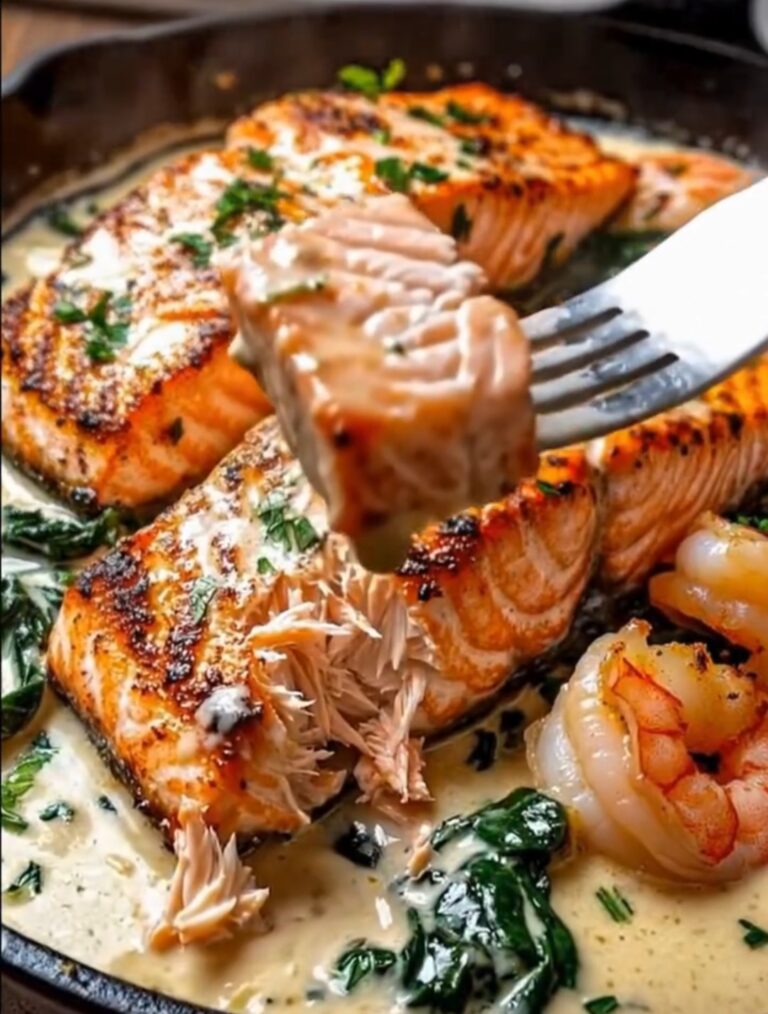 Creamy Tuscan Shrimp Salmon Recipe Creamy Tuscan Shrimp Salmon Recipe