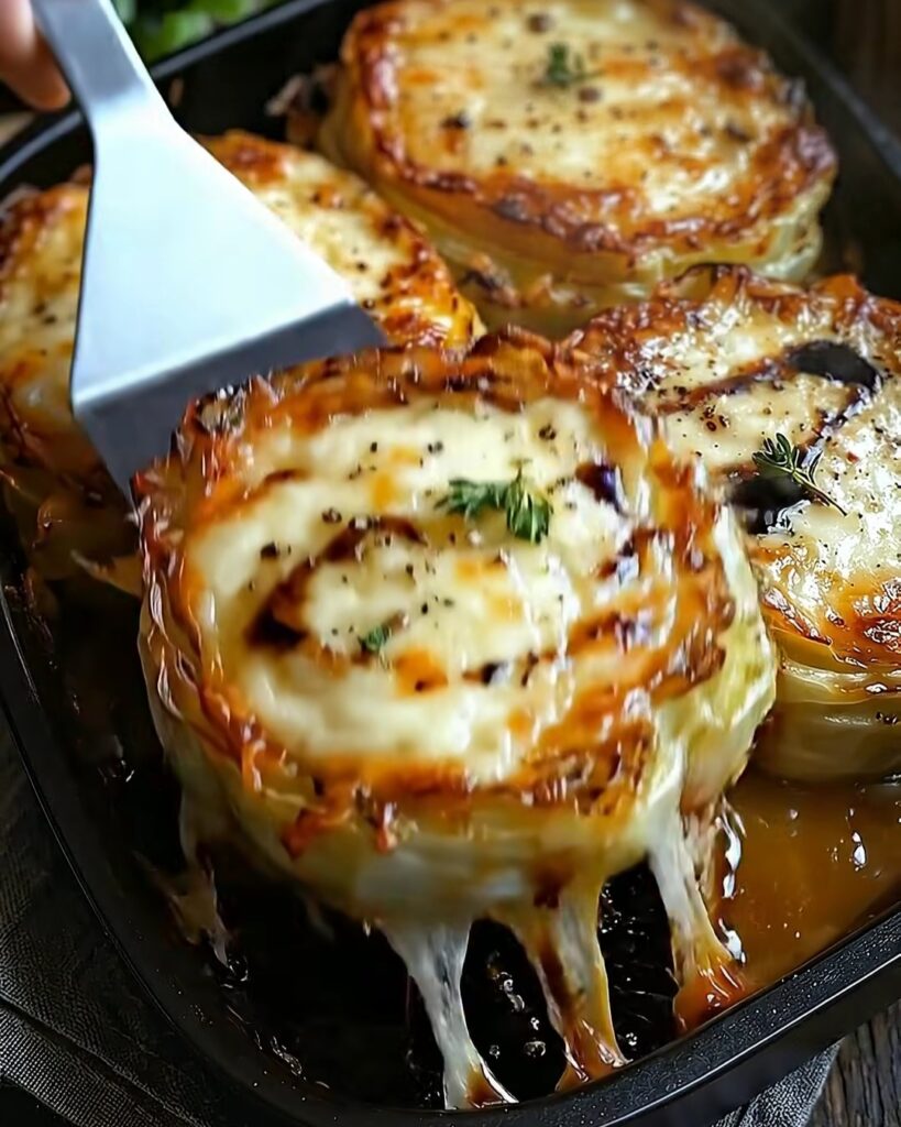 Cheesy Baked Cabbage Steaks (Crispy, Healthy & Flavor-Packed)