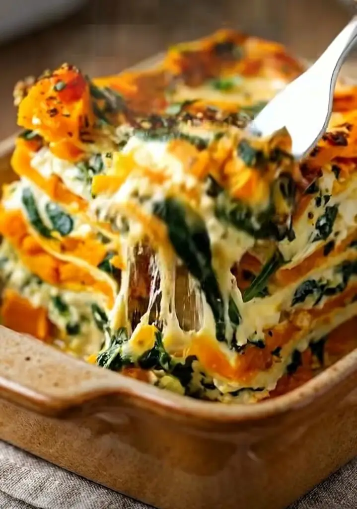 Creamy Butternut Squash & Spinach Lasagna (Comforting, Nutritious & Irresistible)