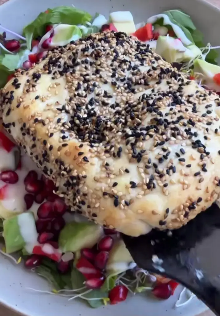 Crispy Vegan Feta Puff Pastry Bowl (Fresh, Crunchy & Flavor-Packed)