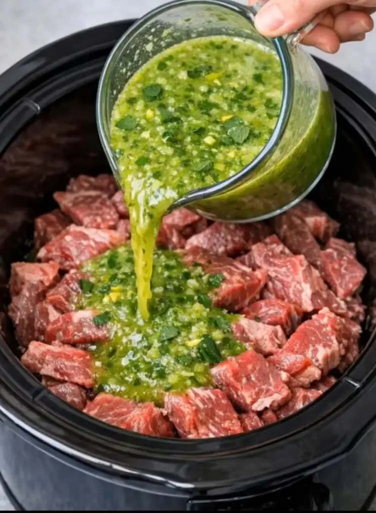 Slow Cooker Herb Garlic Beef
