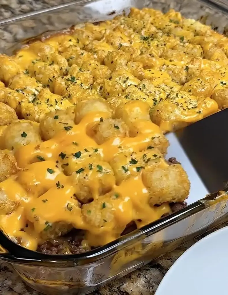 Big Mac Tater Tot Casserole